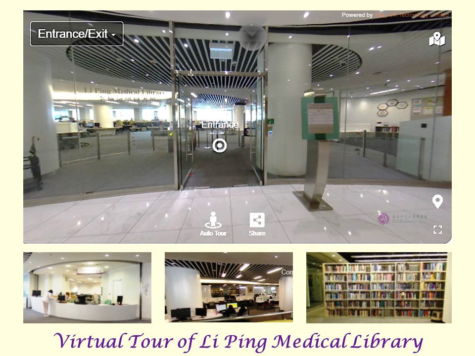 CUHKLibraries's tweet image. 📹Virtual Tour #2 - 📚Li Ping Medical Library

💁🏻‍♀️Have you ever been to Medical Library at Prince of Wales Hospital, Shatin? If not, you can take a virtual tour to Medical Library and have some idea of how does it look! 🔗360easyvr.com/gallery/vrview…

#virtualtour #CUHKLibrary