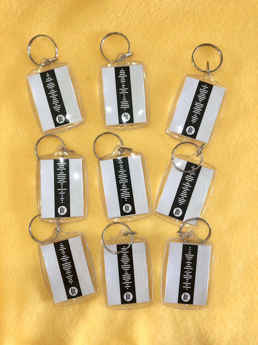 FPEcreations on Twitter: "Custom made Spotify keychains are now available!  #cliqueart… "