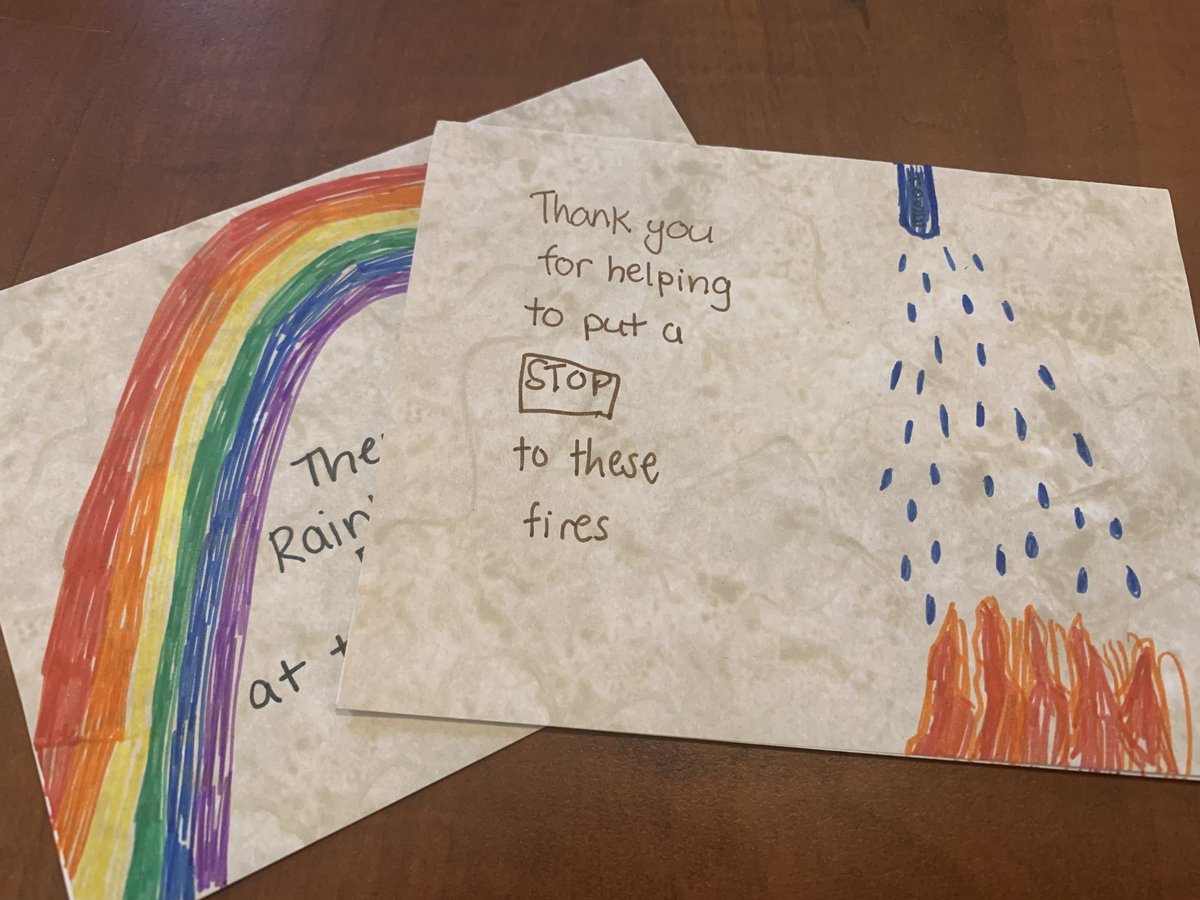 MANY THANKS: Many of you have asked if you can mail "thank you" letters to our firefighters. The answer is YES! In the next few days, we will provide you with an address.  Your kind words are always well-received, and we appreciate you!
