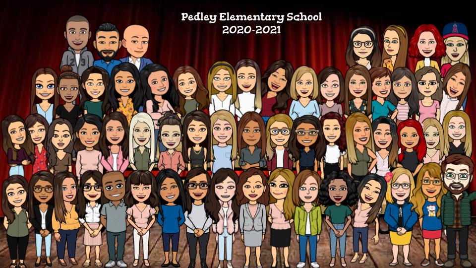PedleyShares's tweet photo. Our Distance Learning staff picture.  I am so proud of all my staff!  We are learning each day and appreciating each other.  Sending out our best wishes to our district.  Thank you for your support @jusdplanning @JUSDBusinessSrv @JurupaUSD #beststaffaround #LearningWithoutLimits https://t.co/ykhfWcLxbh