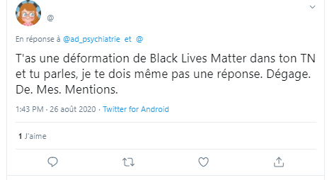 Je cours vite et longtemps, j'ai une énorme résistance psychologique.N'essayez pas de venir me lyncher alors que vous tapez littéralement une crise d'ado car j'utilise le mot anglais « Matters » dans mon pseudo.Vous n'irez pas loin.