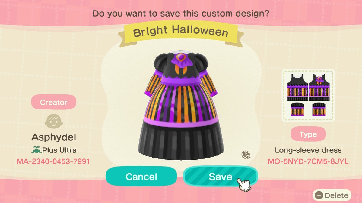 Asphydel's tweet photo. A couple designs I did recently, kinda my first attemp at customs.  #AnimalCrossing #ACNH #NintendoSwitch https://t.co/E8pm4q5MvI