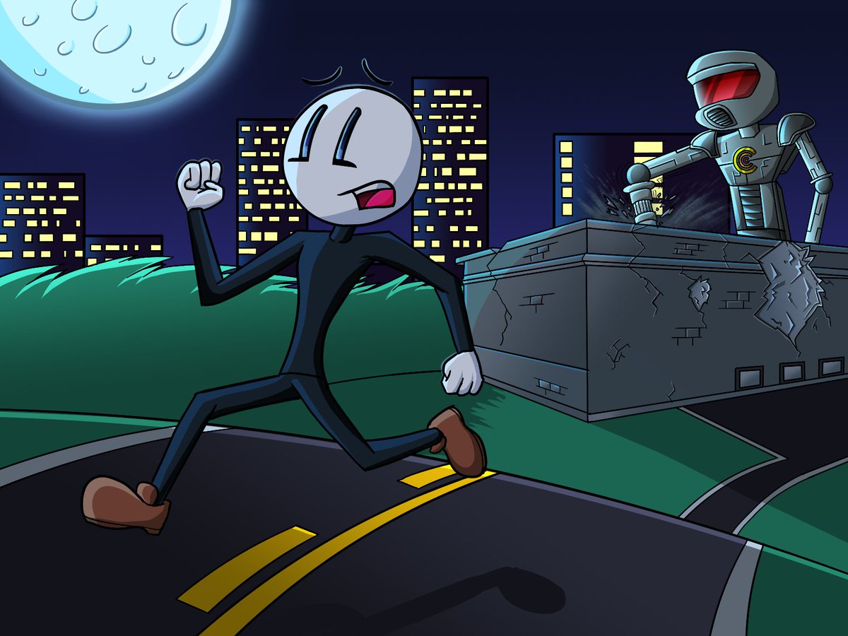 the red stickman, guy. by DumbyBoy on Newgrounds