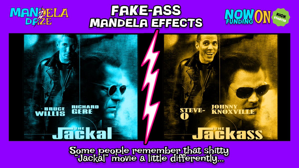 FakemandelaFX's tweet photo. Hey @steveo @jknoxville check this out. We swapped out Willis and Gere in the new reality. I'd prolly go see it

#MandelaEffect #fakemandelafx #fakehollywood https://t.co/2LecNk1PSP