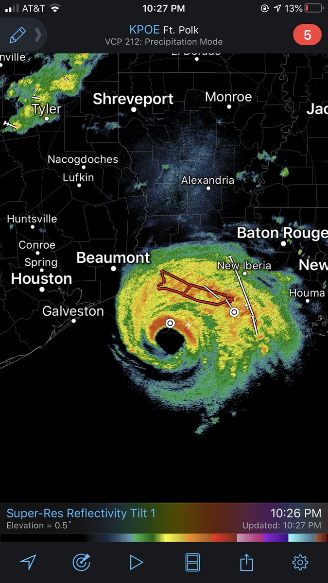 AbbyRindererwx's tweet photo. Praying for Louisiana. Hurricane Laura is a catastrophic category 4. They need your prayers as it will be making landfall after midnight tonight. https://t.co/vrAoTPcQhL