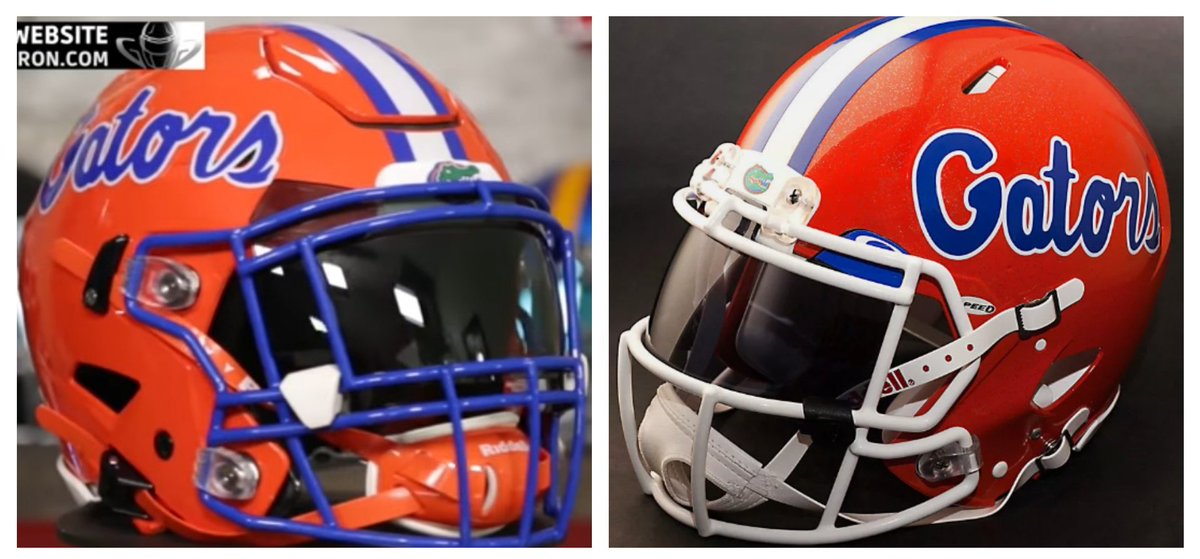 Florida Gators helmet battle. Blue 