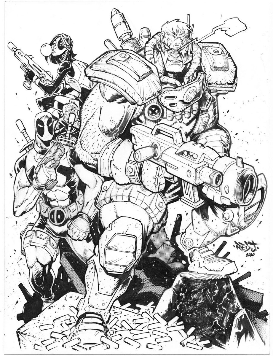JonSommariva's tweet image. Hello. My name is Jon. Some people call me Red J. I draw comics for a living. Here is some of my art:
