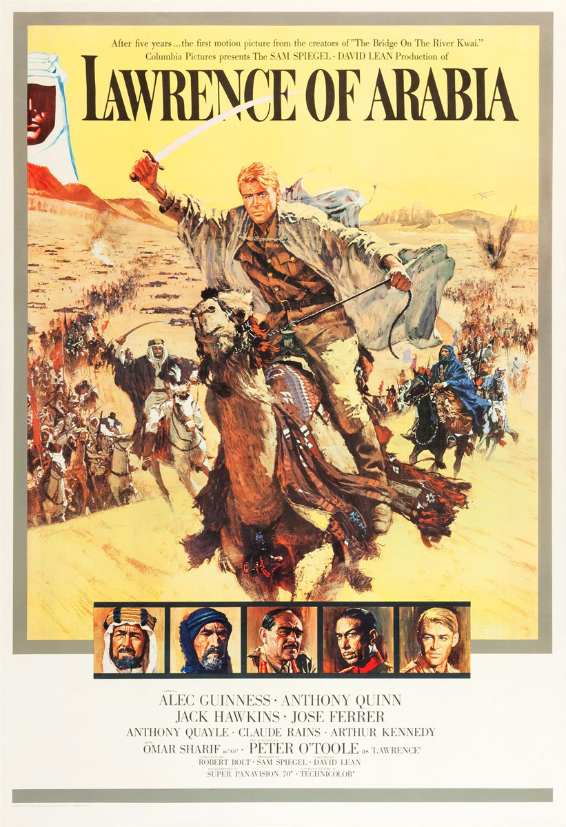 Lawrence of Arabia (1962) continues the thread!
