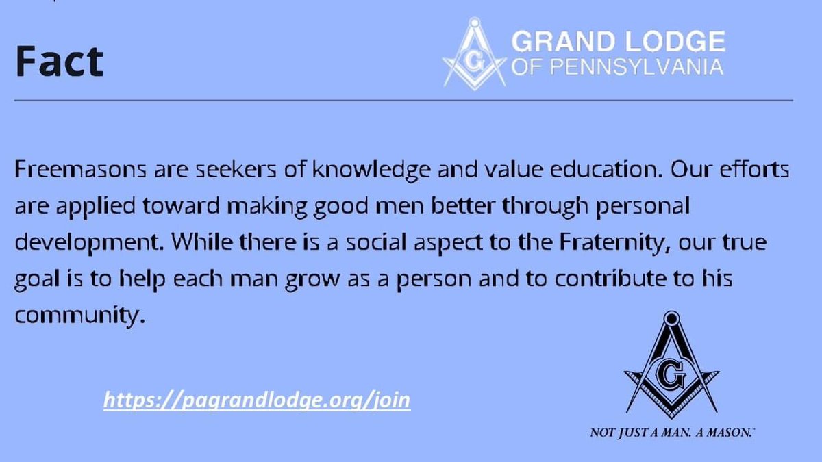 safulton1970's tweet photo. Pennsylvania Freemasonry

https://t.co/SiLwMYokXE

#pafreemasons #pafreemason #pafreemasonry https://t.co/Qu6mMdWTd3