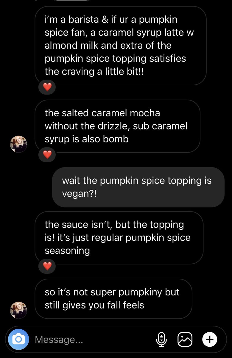 a mutual sent me this for an alternative to the pumpkin spice latte if anyone is interested 