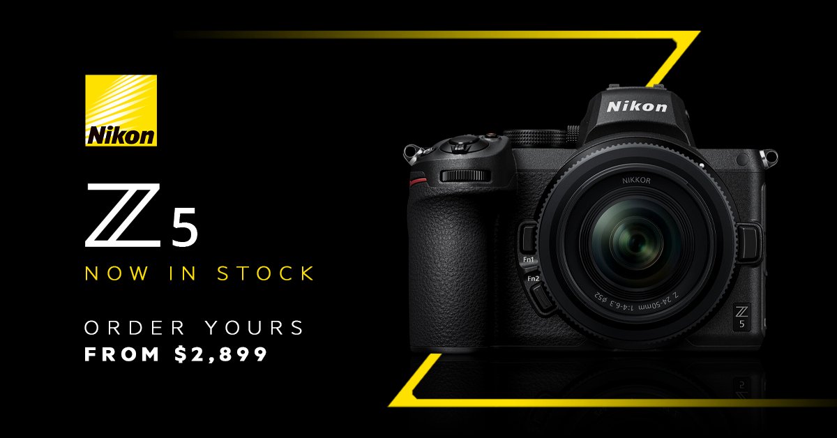 rubber_monkey's tweet image. Expand your creative playground with the Nikon Z 5, which just arrived in stock! Get yours today: bit.ly/3grkcGk