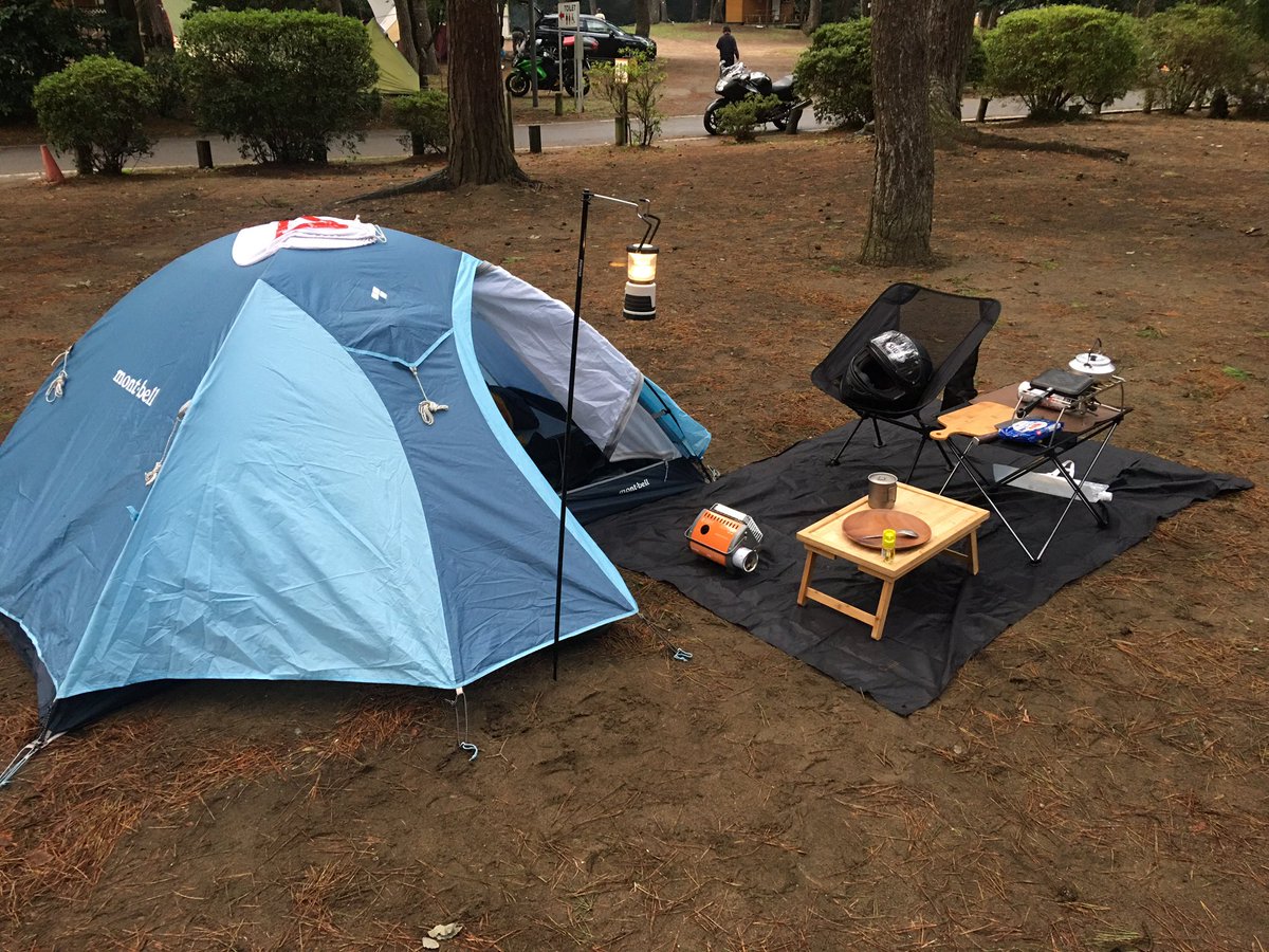 カワハラー على تويتر 小川テントのst2が欲しいので誰かmont Bellのクロノスドーム2 型買わない 断熱マットとグランドシートとロフト付き 2万
