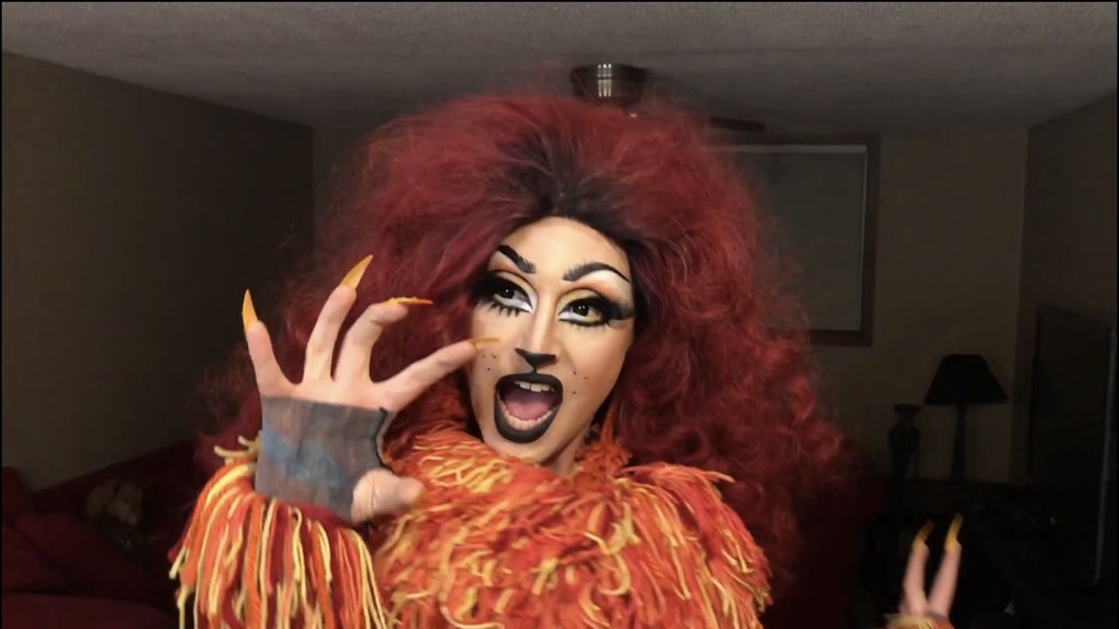 Episode 6: Split One, Curl Two (yarn)We had to create an entire outfit made from yarn and I went for a cowardly lioness vibe. This look took about 30 hours of work but it paid off and gave me my first WIN!! I am so proud of my hard work and dedication this challenge took 