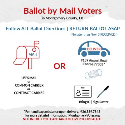 League of Women Voters, Montgomery County TX tweet media