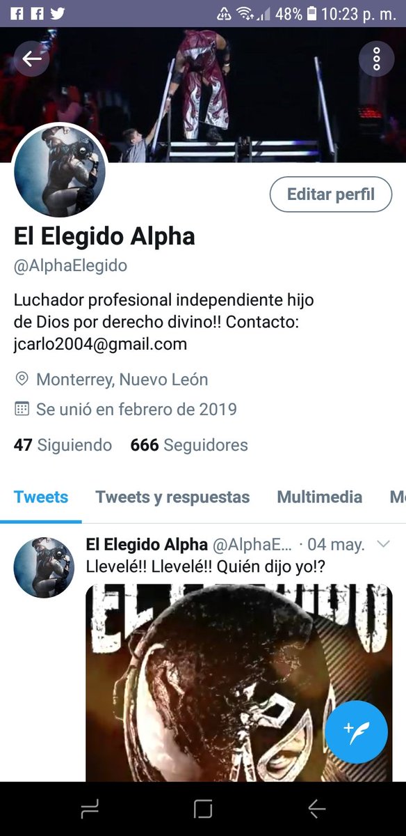AlphaElegido's tweet photo. 666 seguidores!!! 🤔 #ElAlpha  💪😈👊 https://t.co/By6vIYIFBZ