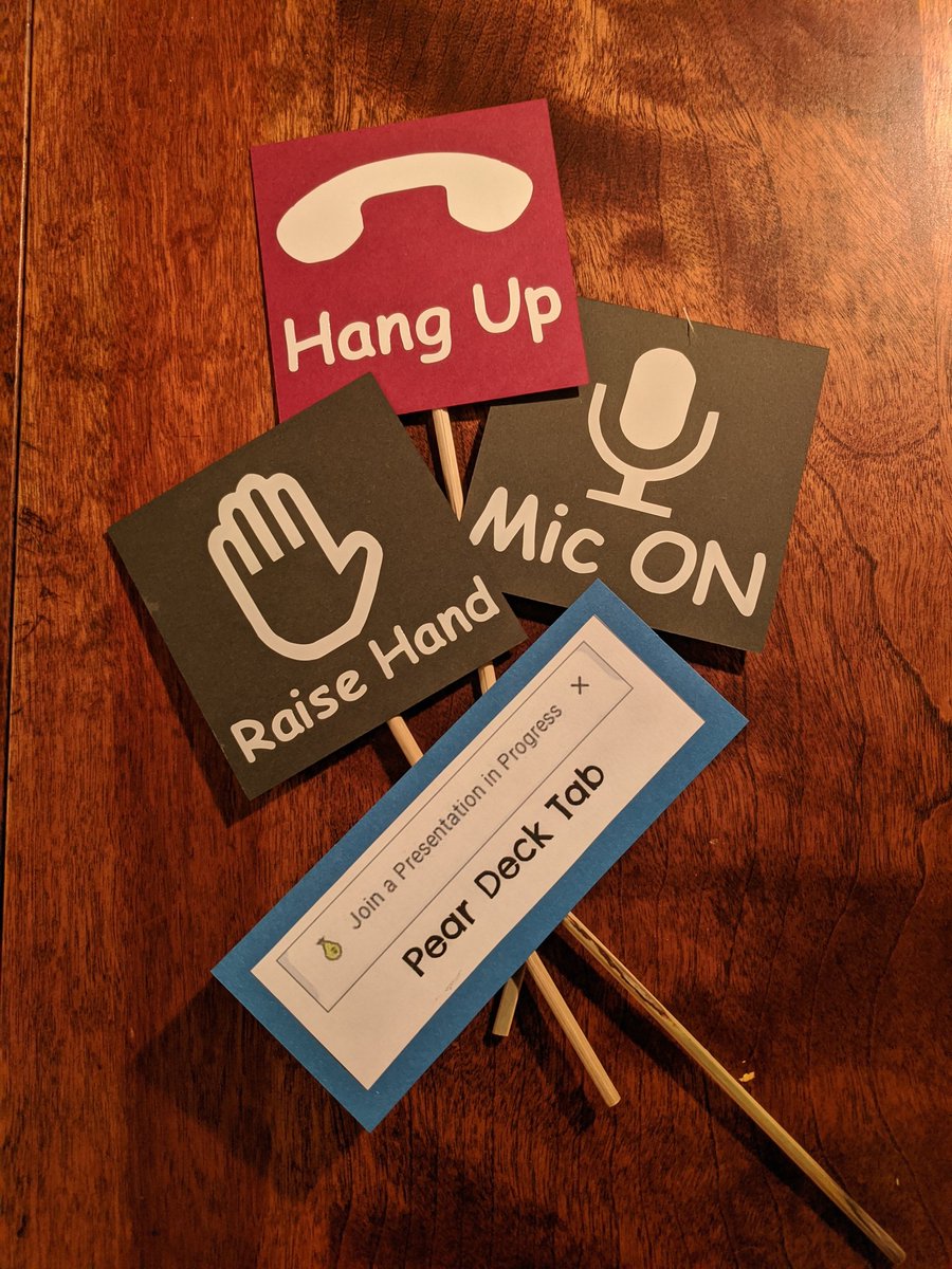 #distancelearning is all about making adjustments. I got out my #cricut to make signs with #MicrosoftTeams icons on them to help our students find their way. Adhesive Vinyl is just the best!