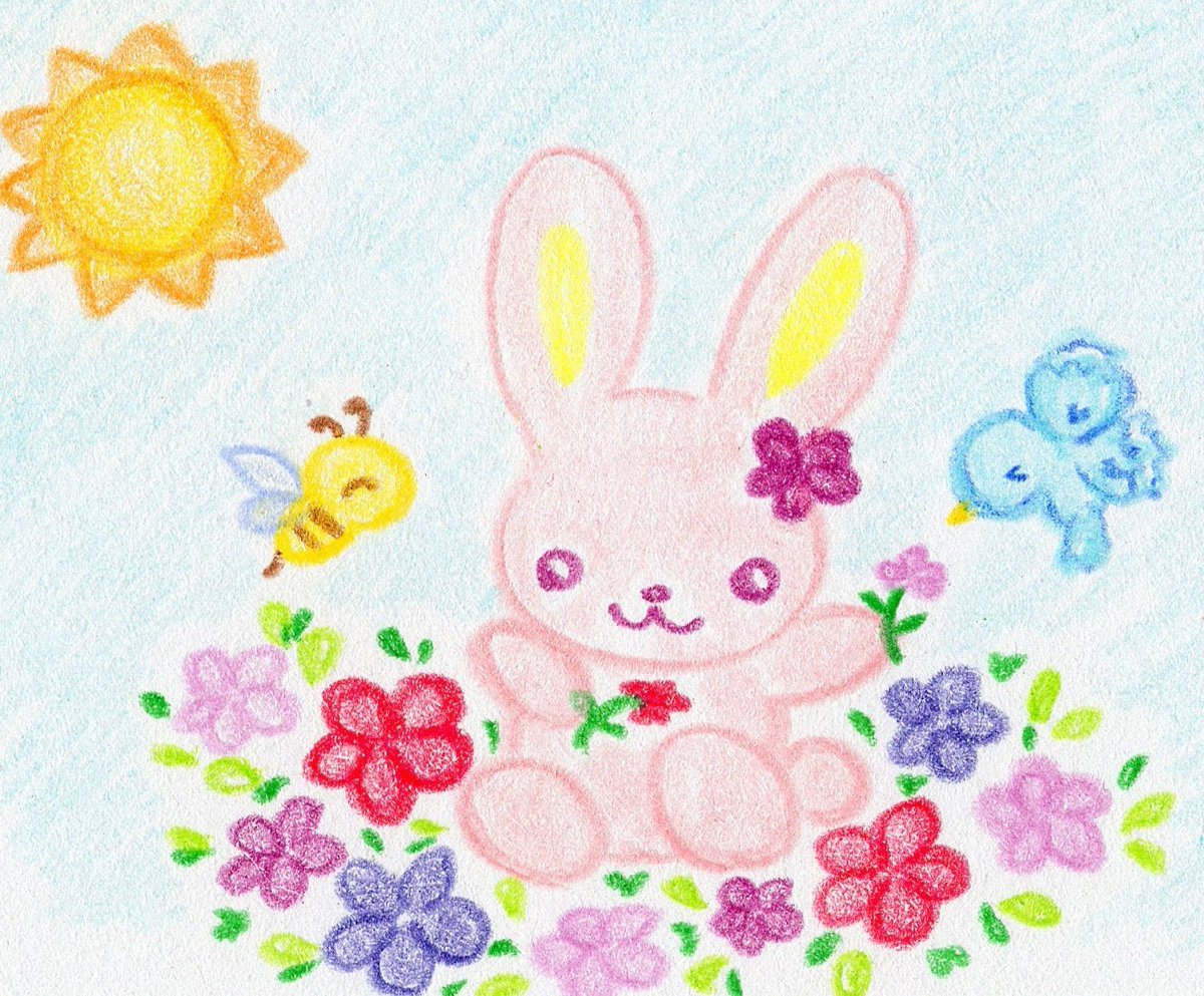 和花葉 お花に囲まれて ぽかぽかおひさま いい天気 お散歩したら お花畑見つけちゃった 新しい発見は 嬉しいなあ 色鉛筆画 色鉛筆 動物 イラスト お絵描き アナログ オリジナル Illustration 和花葉 お花に囲まれて ぽかぽかおひさま いい天気 お散歩したら お花畑見つけちゃった 新しい発見は 嬉しいなあ 色鉛筆画 色鉛筆 動物 イラスト お絵描き アナログ オリジナル Illustration
