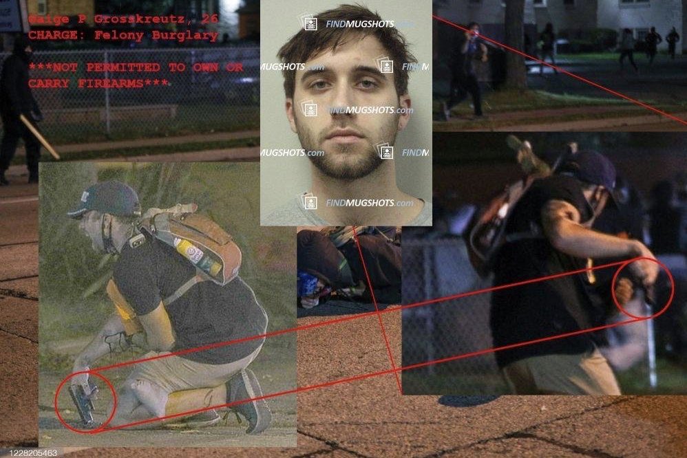 Of the violent attackers who chased and assaulted Kyle Rittenhouse, which ended in fatalities due to self-defense:One was a convicted pedophile - Joeseph RosenbaumOne was a convicted felon (burglary) who had an illegal handgun - Gaige Paul Grosskreutz