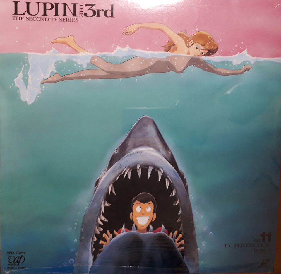 This is one of my favs so far, w/ Lupin being his usual perverted self in one of my favourite films Jaws (1975) ~ 