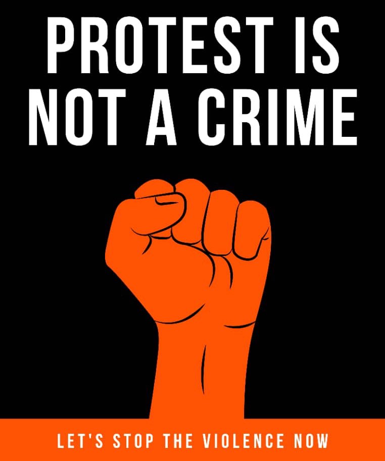 RevolutionNowNg's tweet photo. Drop all charges against #Osun5
Protest is not a crime!
Sept 2nd, Okefia high court, Oshogbo.
To join the protest call 09064572281
#RevolutionNow https://t.co/VeVpgu01aG