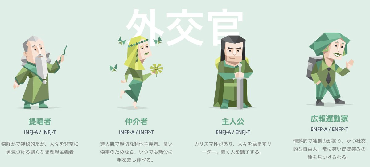 ベンじい 再掲 16personalitiesという性格診断テスト 100問の質問に答えることで 自分で気づいていない長所が見えてくる 非常に正確で ちょっぴりゾッとする と言われているのでぜひ試してみて 個人情報抜かれることも何か買わされることもない