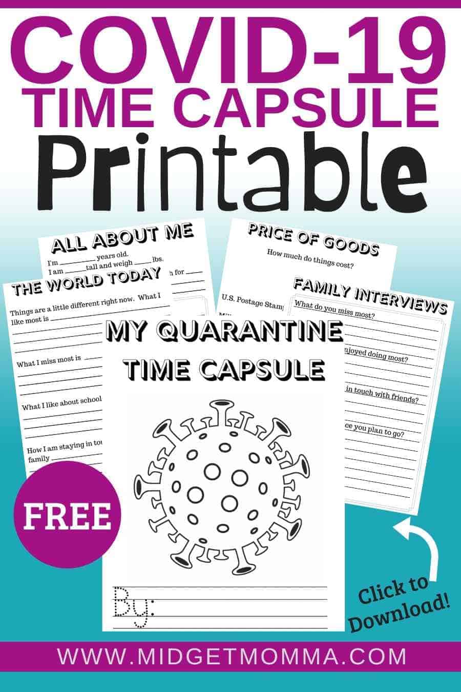 lauren on twitter covid19 time capsule worksheets printables kids homeschool https t co zecd6ycpxl https t co ukrj4gt4pl twitter