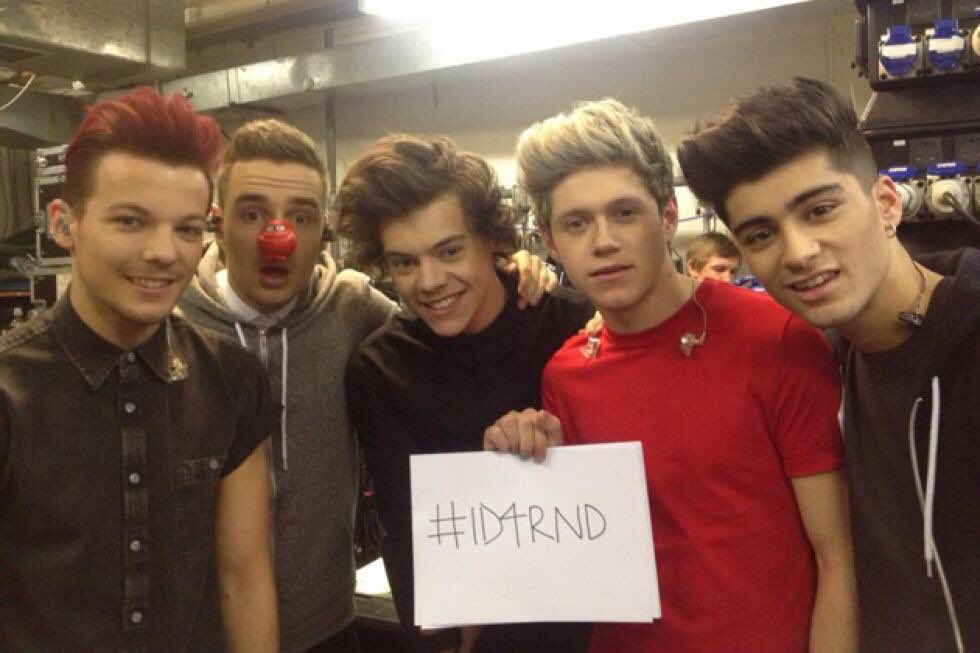 dyed his hair red for Red Nose Day