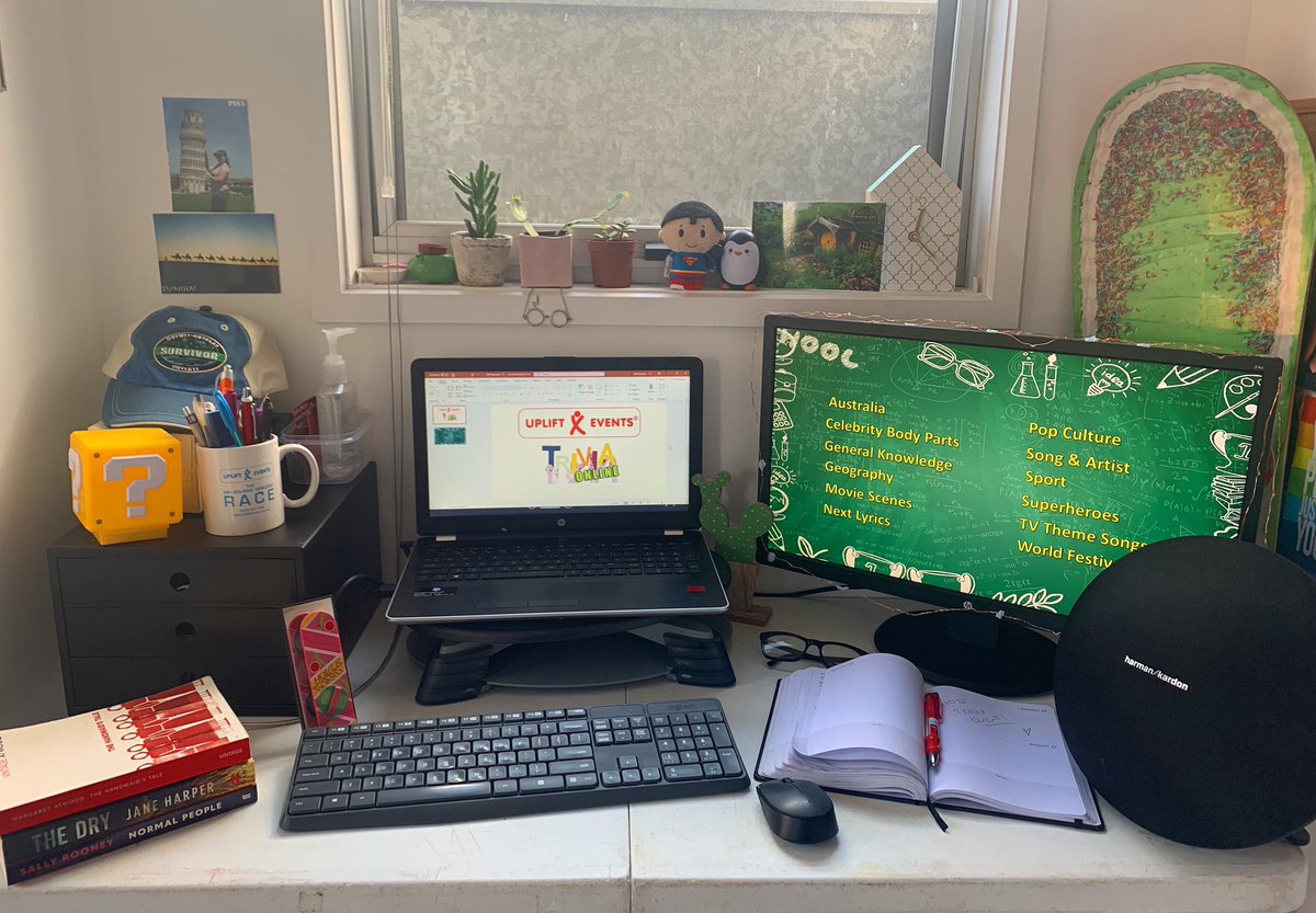 UpliftEvents's tweet image. We LOVE hosting our Trivia Online! All ready for today’s event! #trivia #onlineevents #localbusiness #SupportLocal