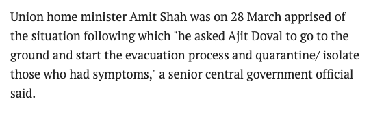 Do you remember Tablighi Jamaat, ah.. you must. You tried to put all the blame on them. Your wise lordship’s not so wise troll for home asked our NSA to deal with the gathering. 14/n