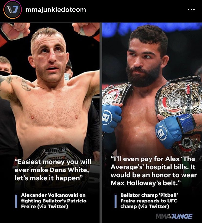 imkfreezy's tweet photo. #UFCvsBellator OMG... that would be crazy!! https://t.co/rEEApV7LcN