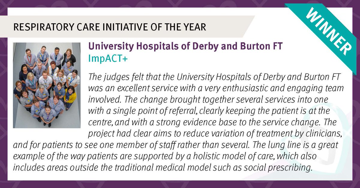 HSJ Awards (@hsj_awards) on Twitter photo Drum roll please…. The WINNER of the #HSJValue Awards 2020 Respiratory Care Initiative of the Year is <a href="/UHDBTrust/">University Hospitals of Derby and Burton NHS FT</a> - a massive congratulations to you all! Drum roll please…. The WINNER of the #HSJValue Awards 2020 Respiratory Care Initiative of the Year is <a href="/UHDBTrust/">University Hospitals of Derby and Burton NHS FT</a> - a massive congratulations to you all!