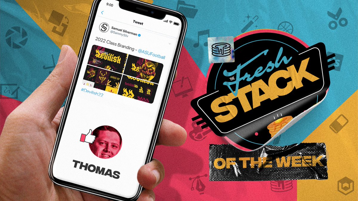 stack_fresh's tweet image. 🥞FRESH STACKS OF THE WEEK🥞

Andrew - @TUFFRecruiting Fresh22
 
Flynn - @adameargle Big Ten rebrands

Thomas - @SammySilv and @ASUFootball 2022 Class Branding

#TheFreshStack