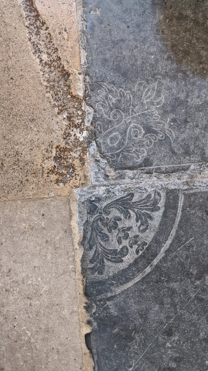 The floor is absolutely covered in memorials. Most are still fairly readable - others have been utterly worn away.