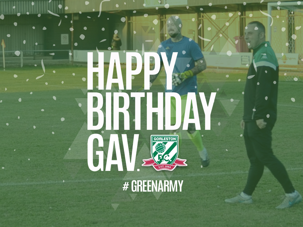 💚🎂 HAPPY BIRTHDAY🎂💚

A big happy birthday to GFC Head of Football Development - @gavcoe 

From everyone at Gorleston we hope you have a fantastic day!

🎁🍺⚽️🙌🏻 

#greenarmy