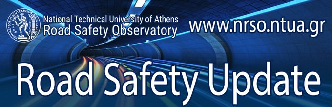 The NTUA Road Safety Observatory released the July 2020 #RoadSafety Update, with the most recent #international road safety #reports and #statistics, past and future road safety #conferences, together with key NTUA road safety activities: sh1.sendinblue.com/vfeh6w585t7e.h…