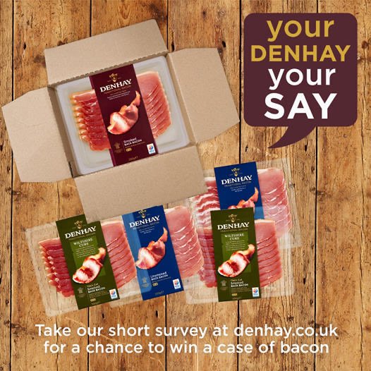 We would love to hear from our valued Denhay customers. Simply complete our short survey and be in with a chance to win a case of bacon! denhay.co.uk/competitions/y… #Denhaybacon #awardwinning #tasteofthewest