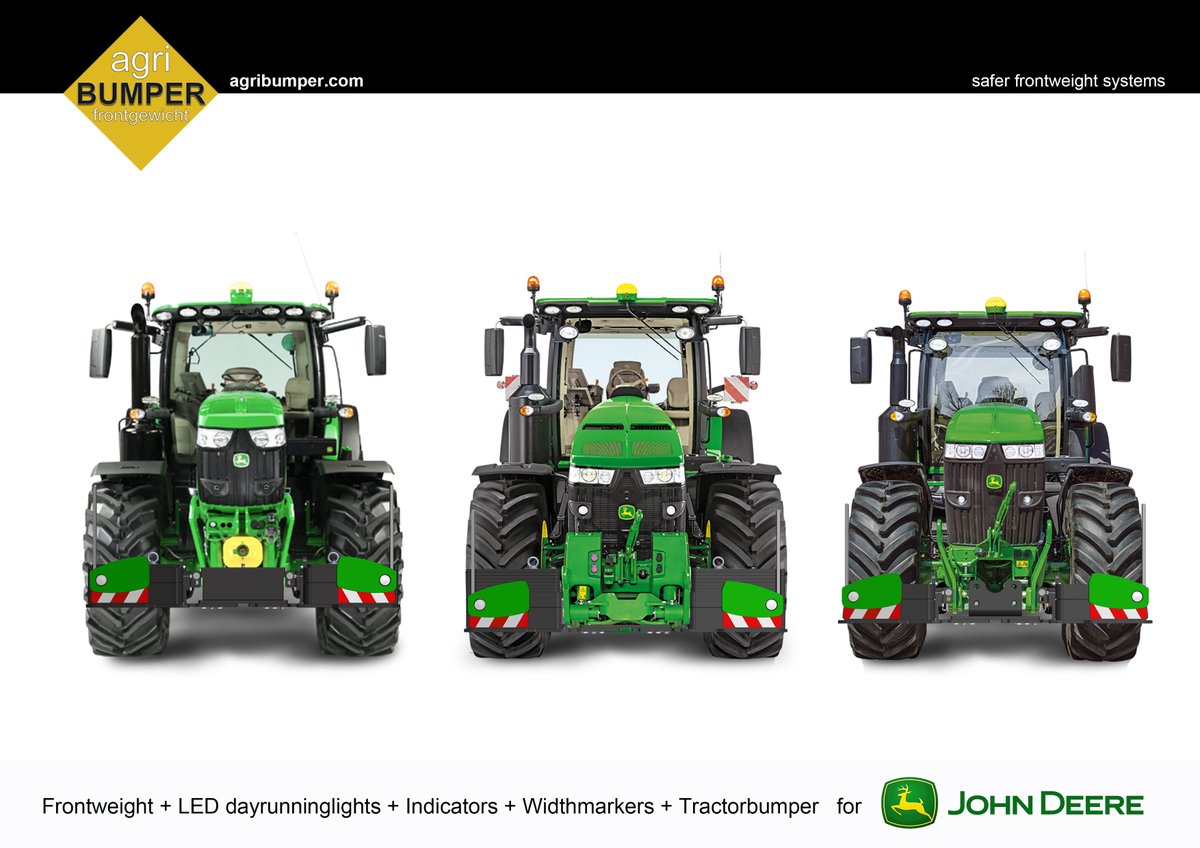 agribumper's tweet photo. Agribumper frontweight systems for John Deere tractors: 

looking for DEALERS

https://t.co/syed72k12m https://t.co/W9kgJbkETA