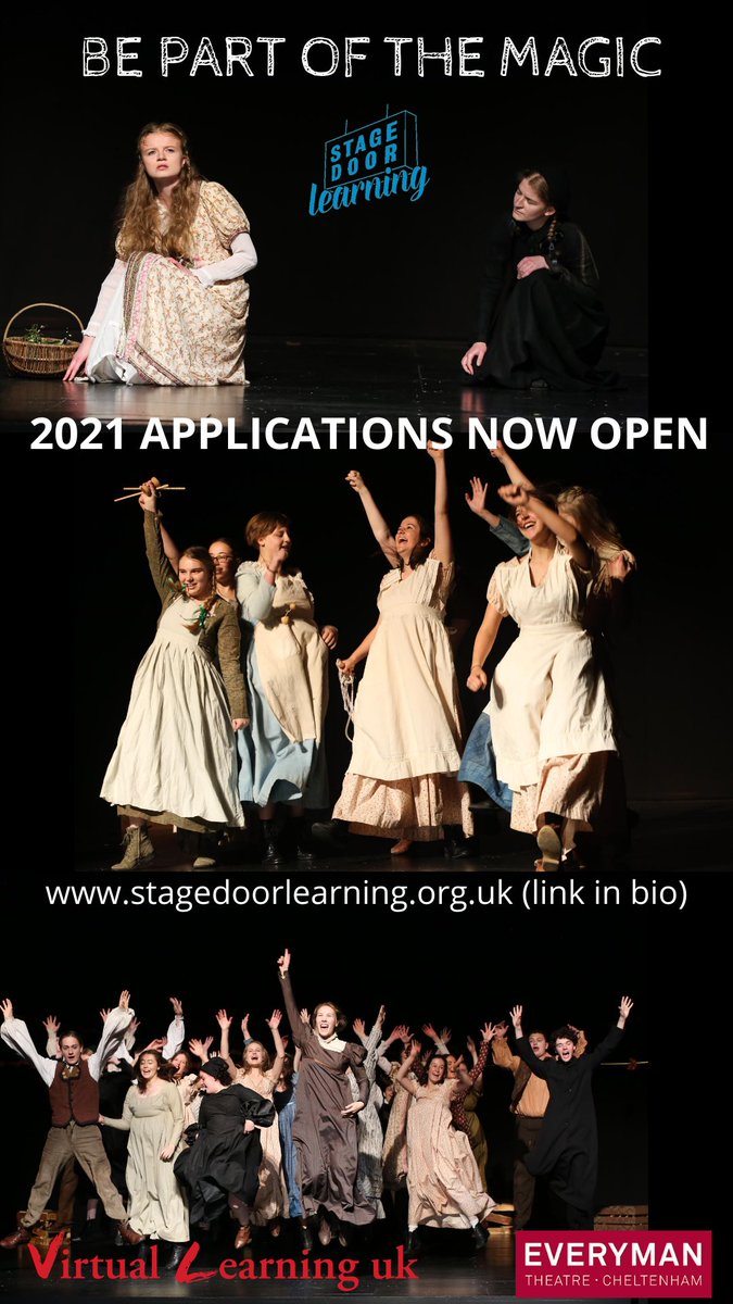 Stagedoor Learning VLUK Cheltenham (@stagedoorlearn) on Twitter photo Only 20 places. Early application recommended.
<a href="/vlukeducation/">Virtual Learning UK</a> <a href="/Everymanchelt/">Everyman Theatre</a>
#performingarts #BTEC #theatre #vlukeducation #stagedoorlearning #betterthancollege Only 20 places. Early application recommended.
<a href="/vlukeducation/">Virtual Learning UK</a> <a href="/Everymanchelt/">Everyman Theatre</a>
#performingarts #BTEC #theatre #vlukeducation #stagedoorlearning #betterthancollege
