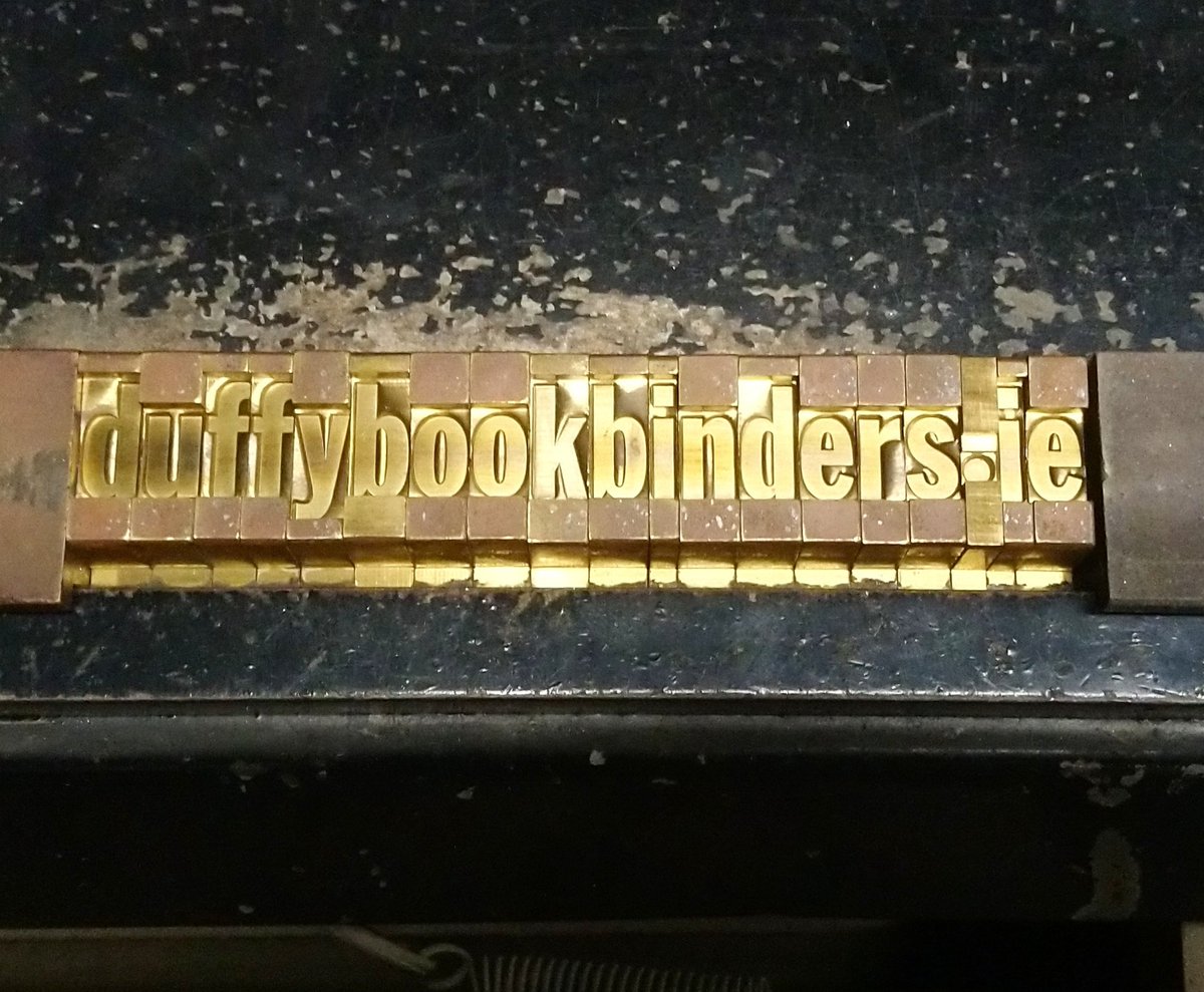 duffybookbinder's tweet photo. We have a new website address.. Spread the word... I could just type it out but I'd much rather use 48pt Franklin Gothic Extra Condensed Ludlow casting type to show you instead! Or you could just have a peak! https://t.co/A8XTlLJ6yv https://t.co/jQ127cAZku