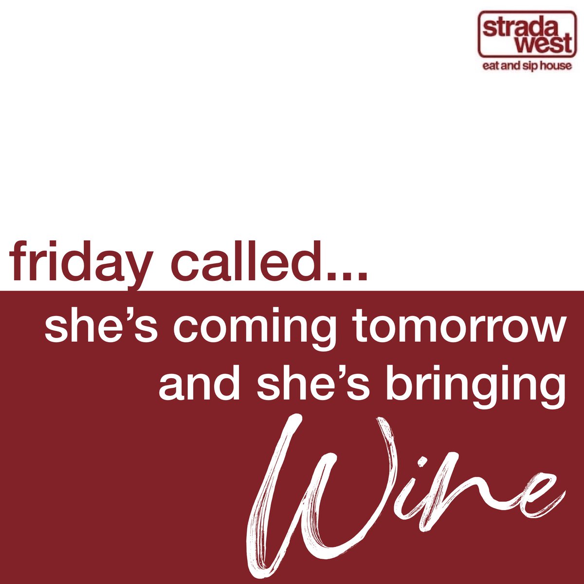 We’ve got the wine covered 😋
