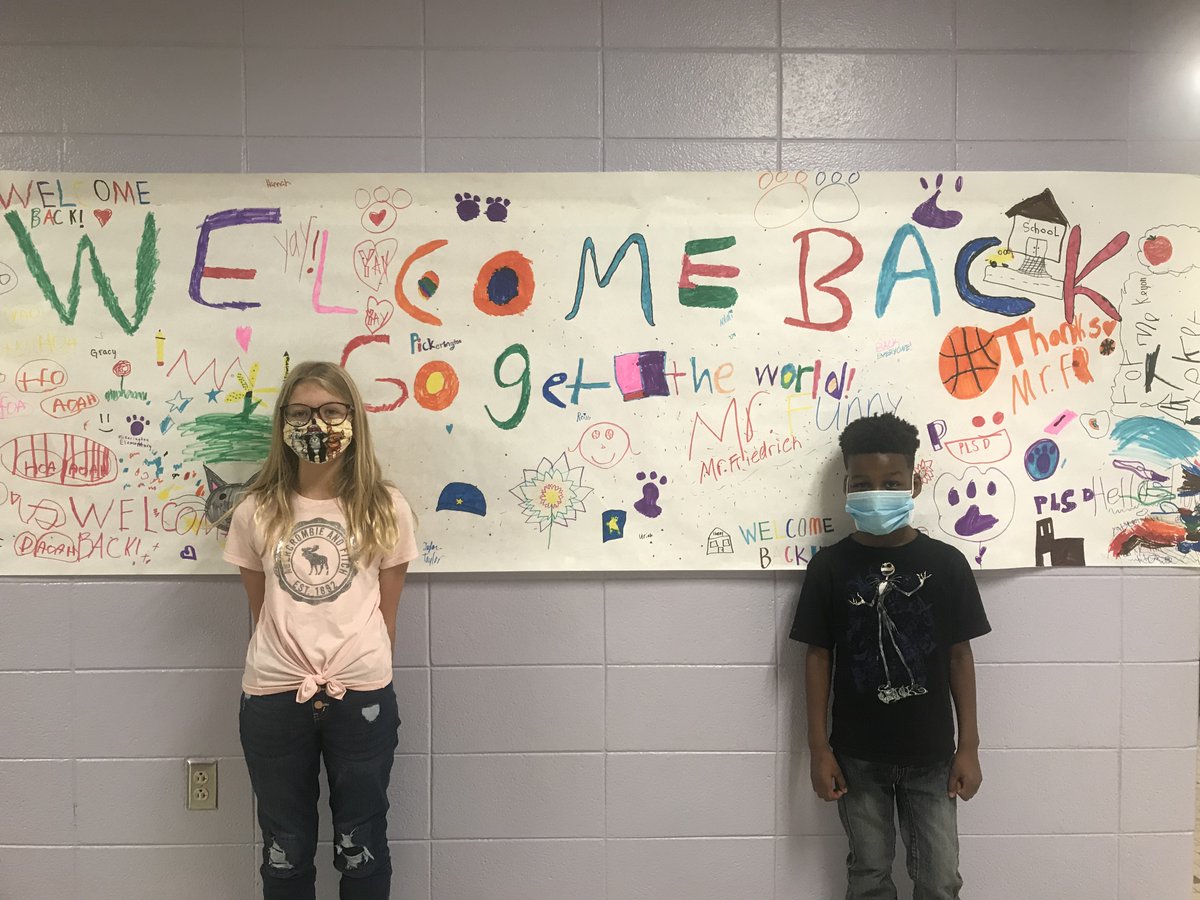 Another first day of school at #PickElem, this time with Cohort B students. We're doing great! Thanks again families for helping your students get ready to stay apart and mask up. We even saw smiles under those masks!! <a href="/PLSD/">Pickerington Schools</a> #PLSDProud