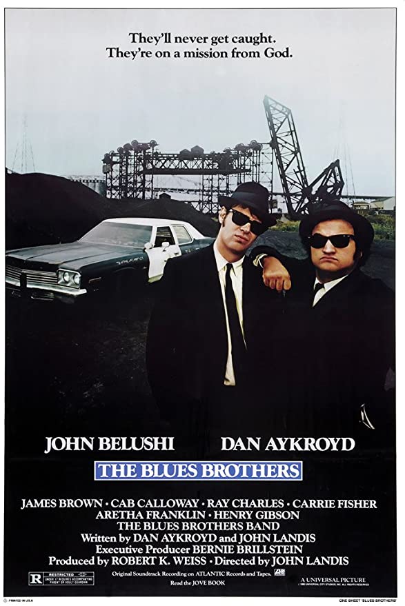 Another fitting poster w/ Jigen & Lupin as The Blues Brothers (1980) ~   