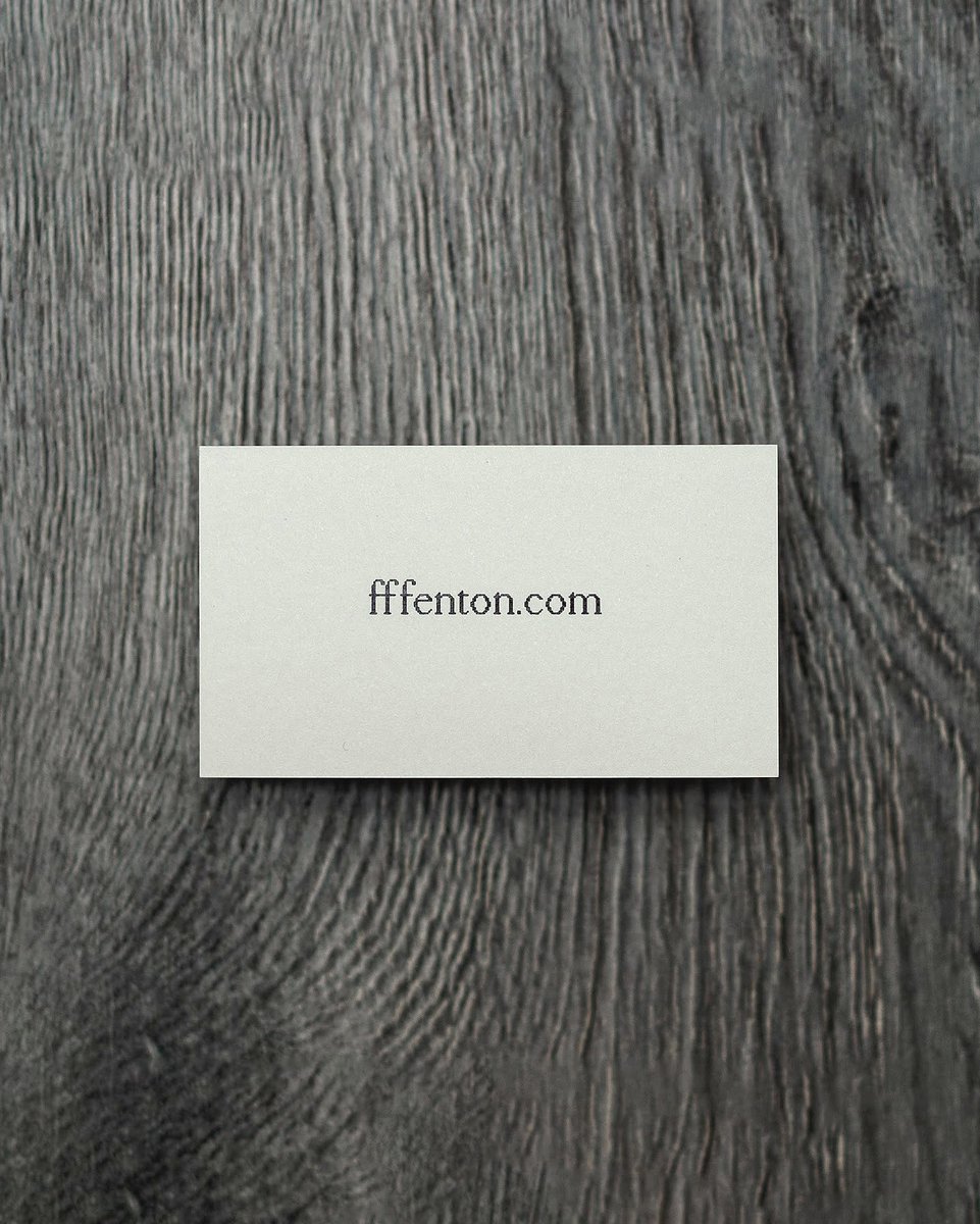 Black foil stamping on Senses Driftwood Grey 350gsm. The smoothness of Senses allows for a great clean finish when foiling.

Design: @fffenton 
Print: <a href="/dotstudio/">dot studio sign mkrs</a>

#printdesign #photography #paperindustry #businesscarddesign #paperlicious #paperaddict