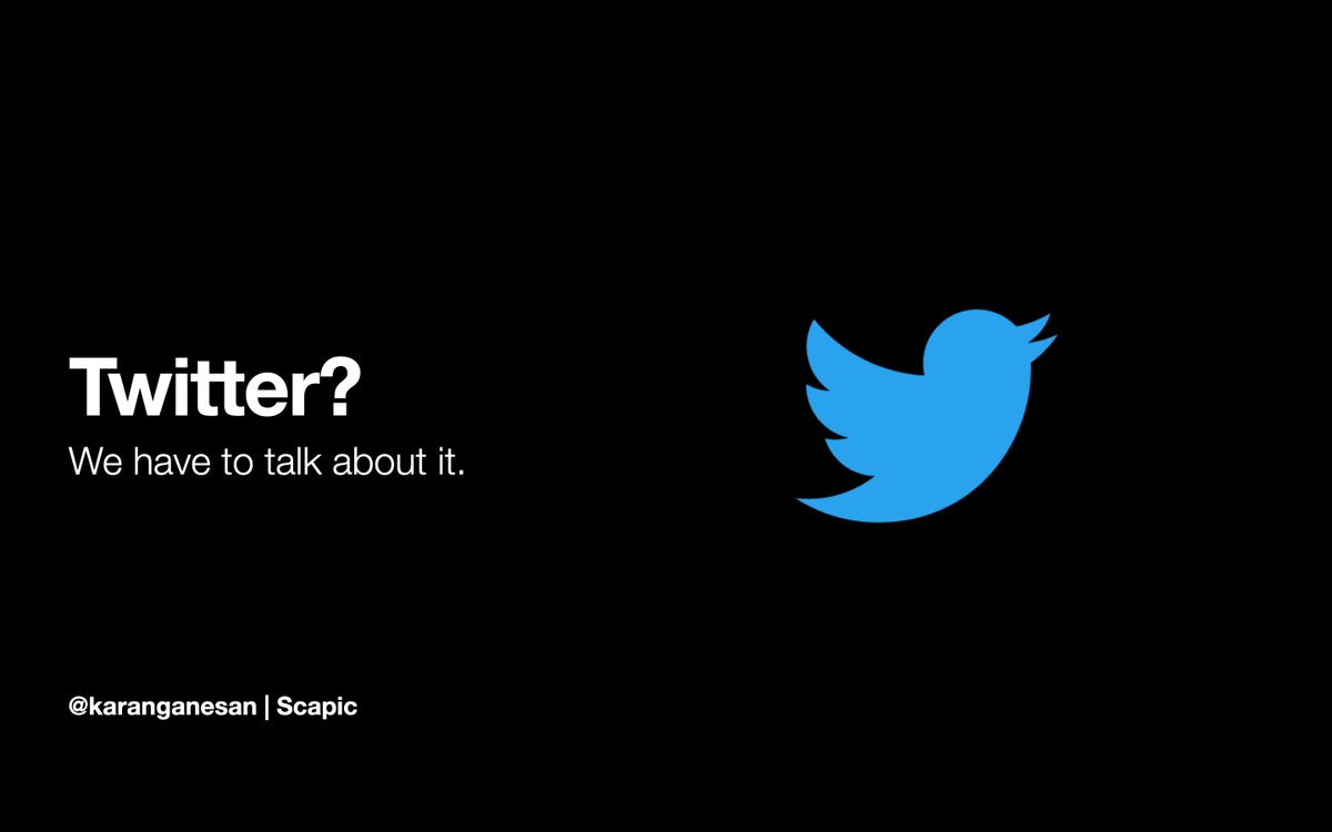 I just finished giving an internal talk about Twitter at  @scapicxr A few highlights 