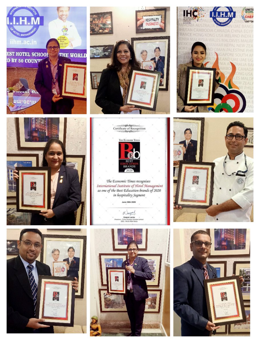 AryasaritaJpr's tweet photo. #ThisIsTheOne💯
Congratulations Everyone 👏
Proud Moment✌️

IIHM does it once again. 
4 times in a row being awarded ' The Best Hospitality Education Brand 2020 ' by the Prestigious THE ECONOMIC TIMES.

#TheEconomicTimesBestHospitalityEducationBrand
#MYIIHM #IIHMness #IIHMRocks🤟 https://t.co/JGnaEze2j0