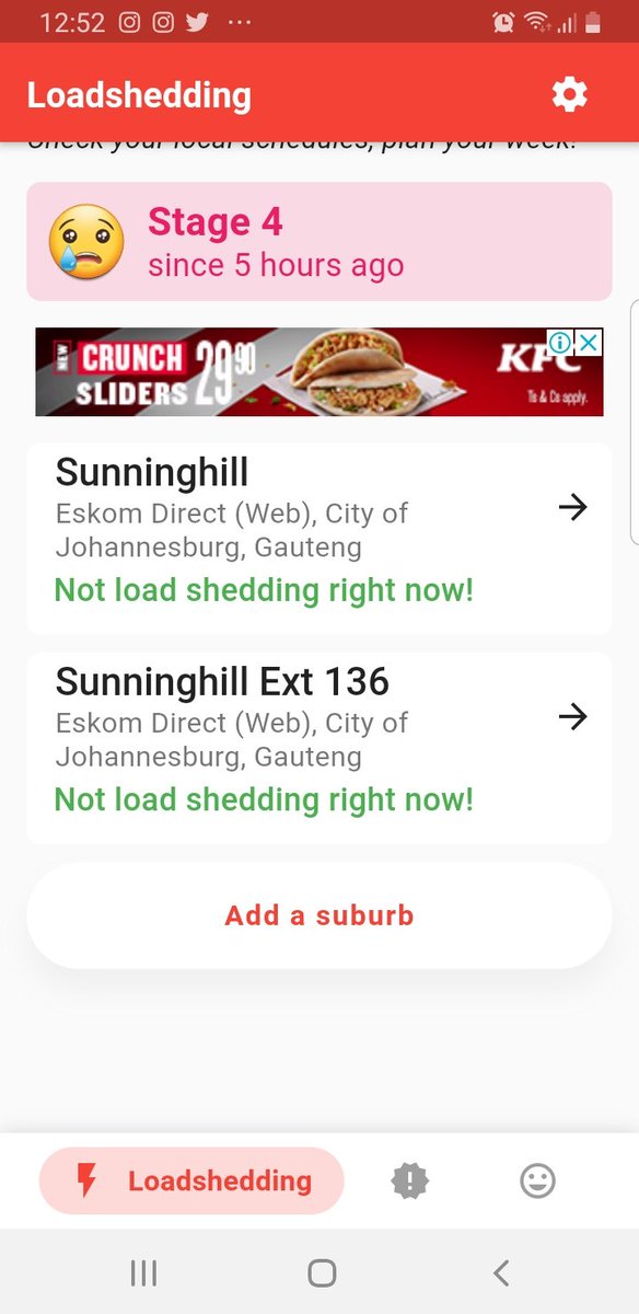 maggivanrhyn's tweet photo. Hi @EskomSePush, we are still off... is this bonus loadshedding @Eskom_SA? https://t.co/oD94jtlLZj