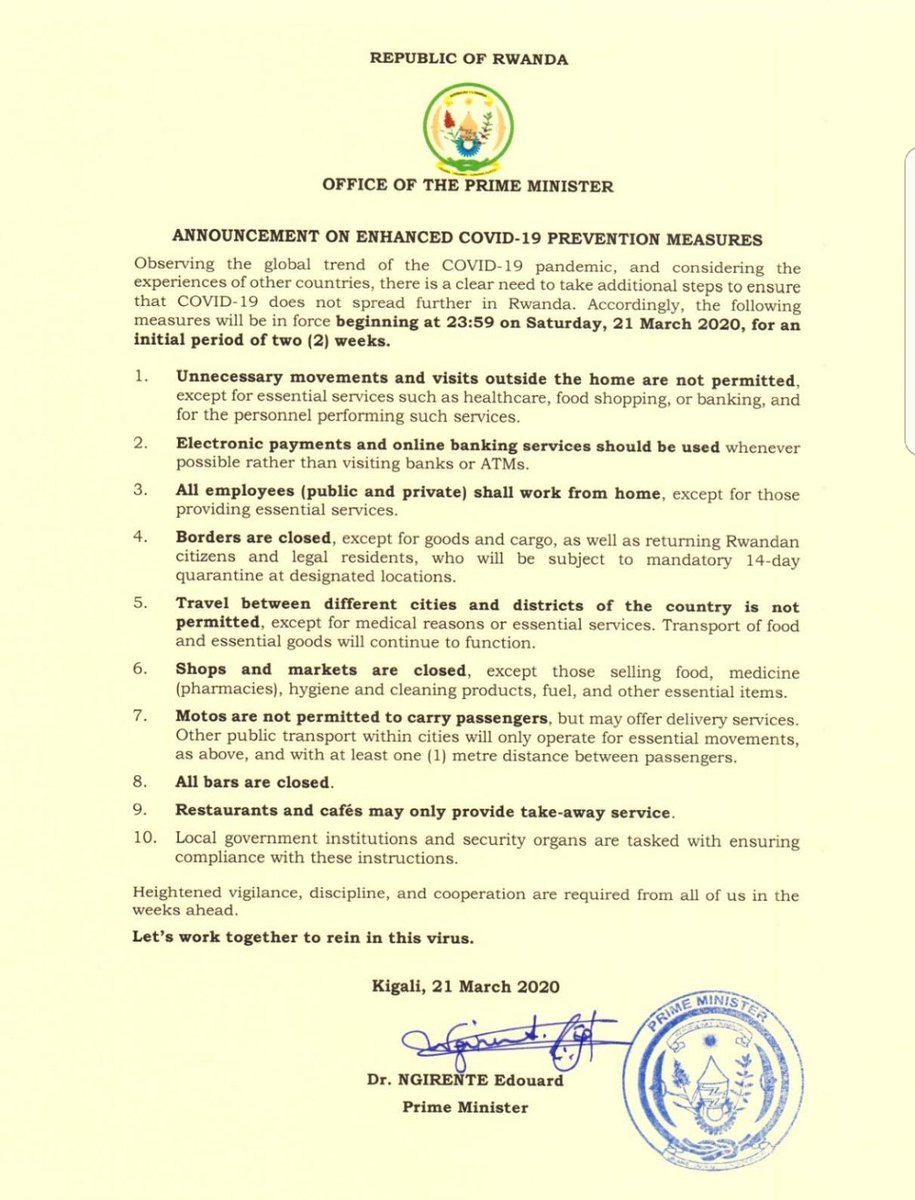 Let me do you a favour and dissect what is glaringly obvious. It's never too late. If u cared to notice, you'd know that most African nations listened to scientists & the risks of  #Covid_19. As a result, early precautionary measures were taken, for instance, the case of  #Rwanda