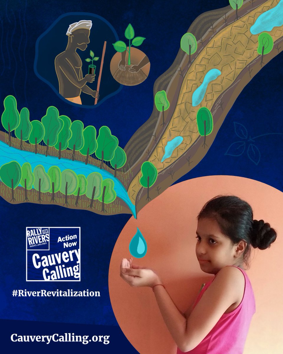BindShobha's tweet photo. River nourishes us..its time to act wisely n revive them
#RiverRevitalization benefits
Groundwater Recharge-✅
Enriched Soil Organic Content -✅
Farmer Income Improvement -✅
Join Today https://t.co/h7JaI594nA https://t.co/i2zg1DaOxv