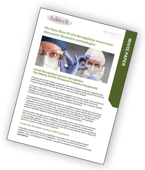 Iris wins-out as facial recognition is unmasked ? White Paper available now!Entitled "Facial Recognition and Iris Recognition: The Effects of PPE (Personal Protective Equipment)", the White Paper discusses the issue and illustrates with a short video. conta.cc/3hVUATy