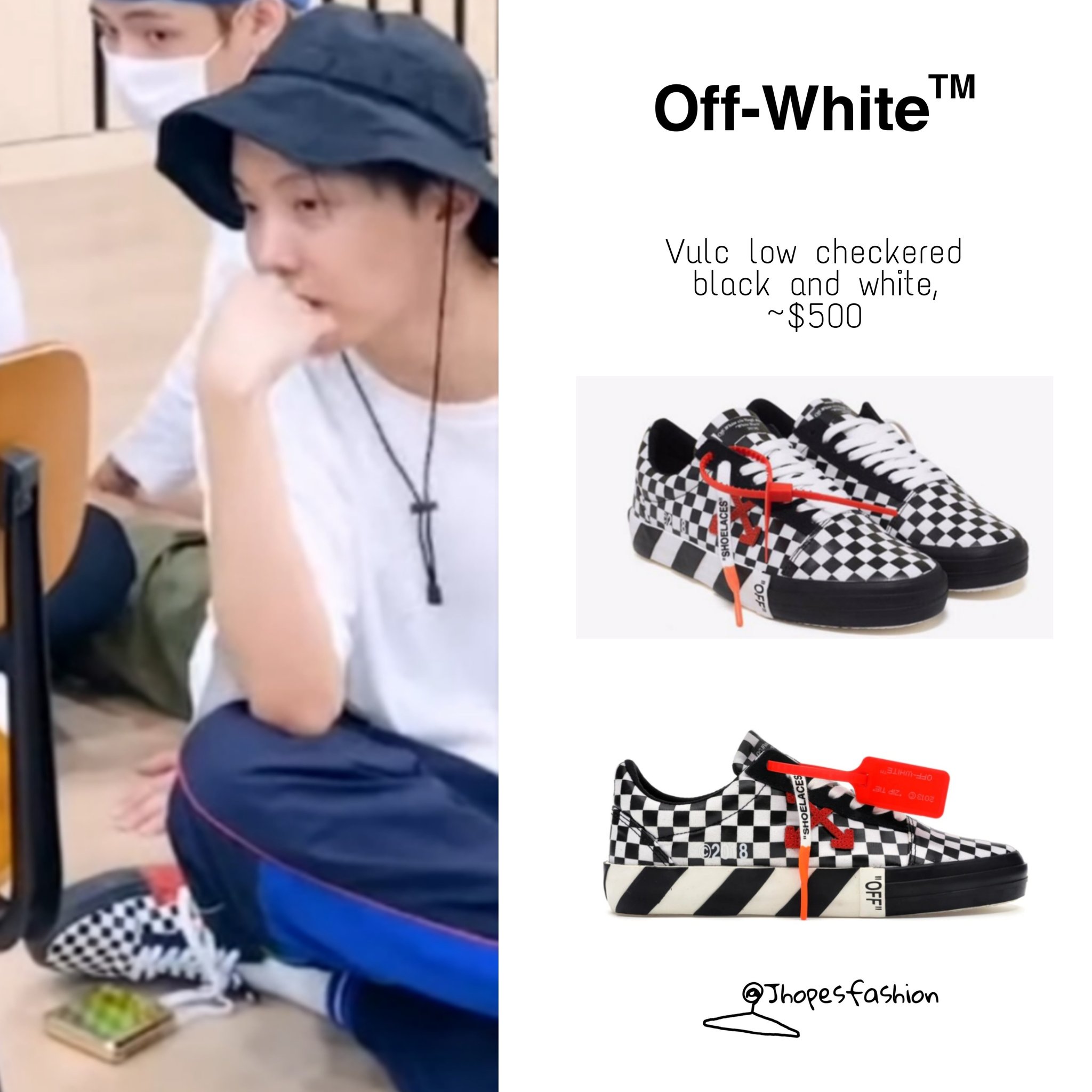 Off white vulc low sale top checkered